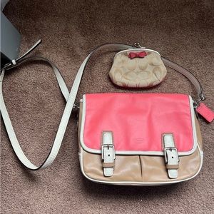 Colorblock Coach Crossbody